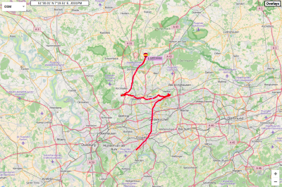 Flugroute von L3723558