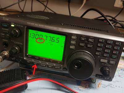  P.AMP am IC-910 einschalten
